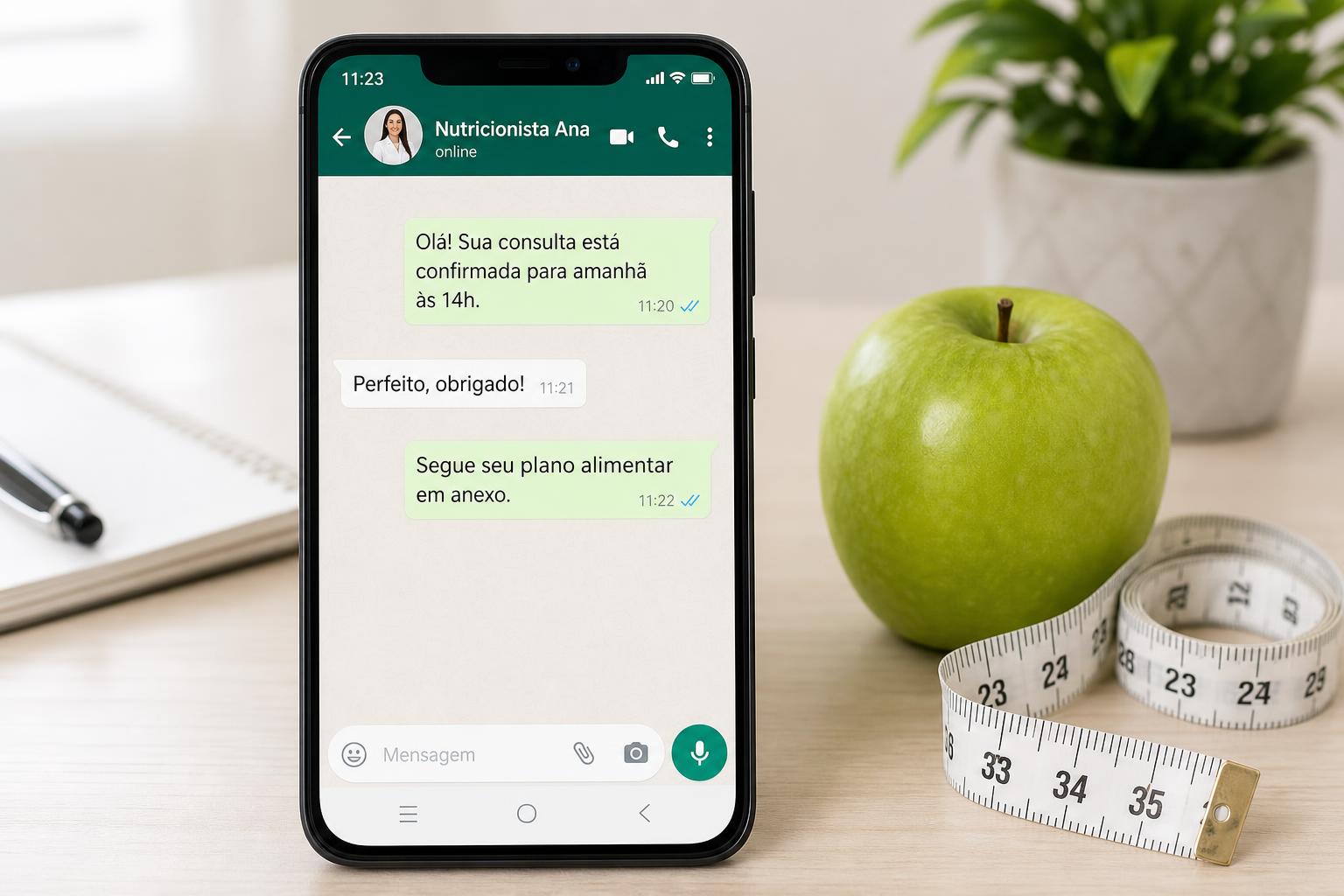 Mensagens automáticas no WhatsApp